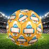 Blue Smurfs Print Size 5 Soccer Ball, PU Wear Resistant Football for Match Training and Daily Practice, Birthday Gift for Soccer Fans
