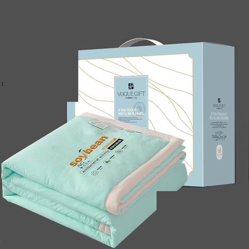 oeny Washed Knitted Four-Hole Fiber Comforter