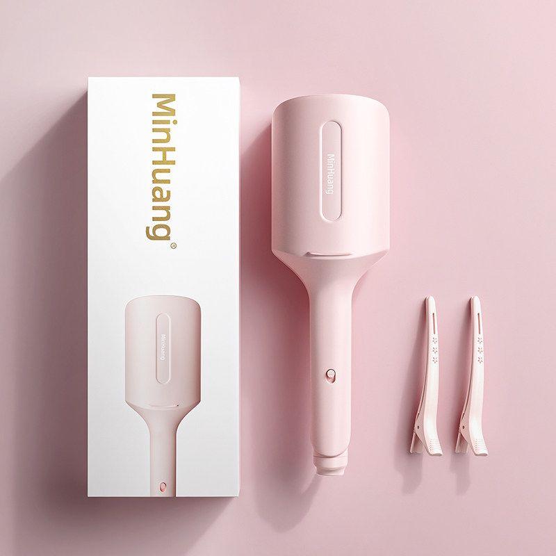 Minhuang Egg Roll Hair Curler 32mm French Water Wave Three-Tube Egg Roll Clip Long-Lasting Styling Cake Roll Magic Tool for Women Three Tubes of Korean Egg Rolls