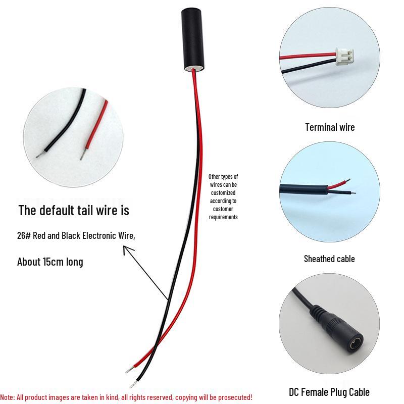 635nm 5mW Red Line Laser Head for Bike Taillight