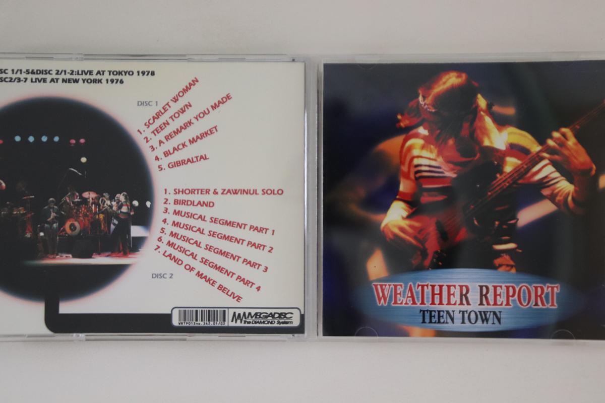 

CD WEATHER REPORT - Teen Town НЕТ НЕ НА ЛЕЙБЛЕ Не Япония Джаз Б/У
