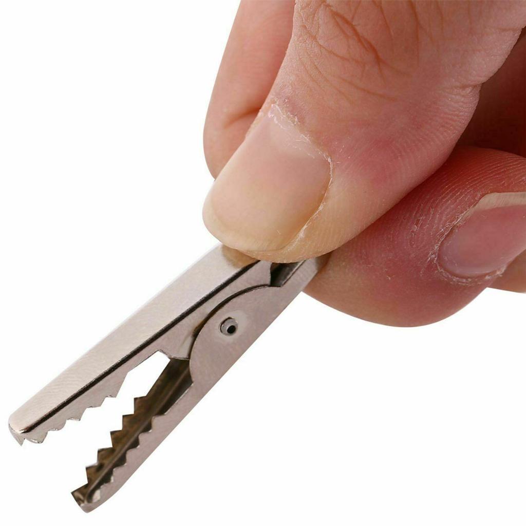 10 Count Insulated Clamps Electrical Test Clips 5A Battery Connectors