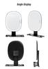 Shower-Proof LED Makeup & Shaving Mirror with Anti-Fog, Storage Shelf & Hooks