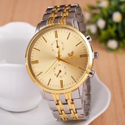 Herren Business Legierung Runde Zifferblatt Quarz Armbanduhr