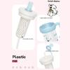 800ml Cartoon  Water Cup with Straw Milk Tea Cup Cartoon Plastic Water Bottle  Summer