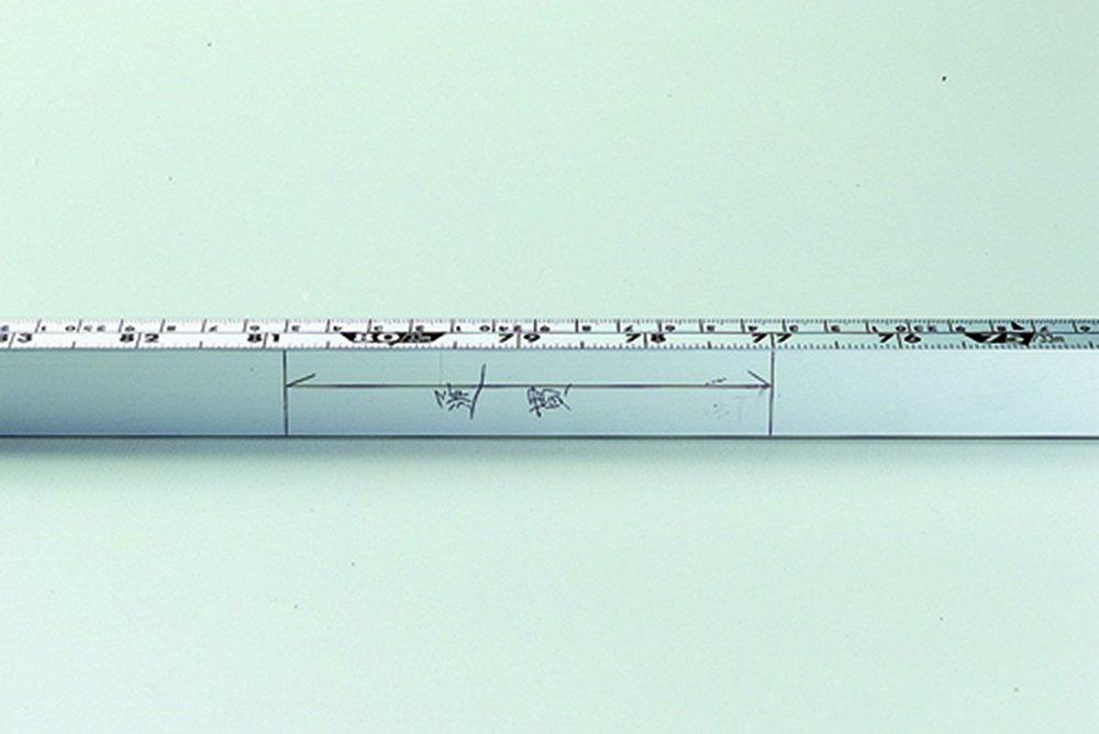 Shinwa Sokutei Spanning Rod with Dual Graduations and Writing Type 65180 12-foot