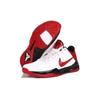 Nike Zoom Kobe 5 Comfortable Abrasion Resistant Breathable Low top Basketball Shoes Unisex White Red 386430-161