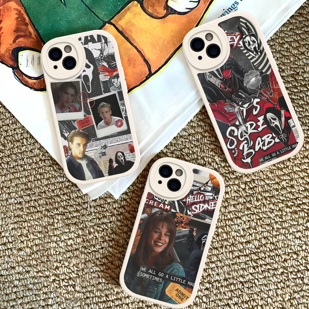 Horor S-scream Dead Phone Case For IPhone 11 12 13 14 15 16 Pro Max Plus Leather Cover