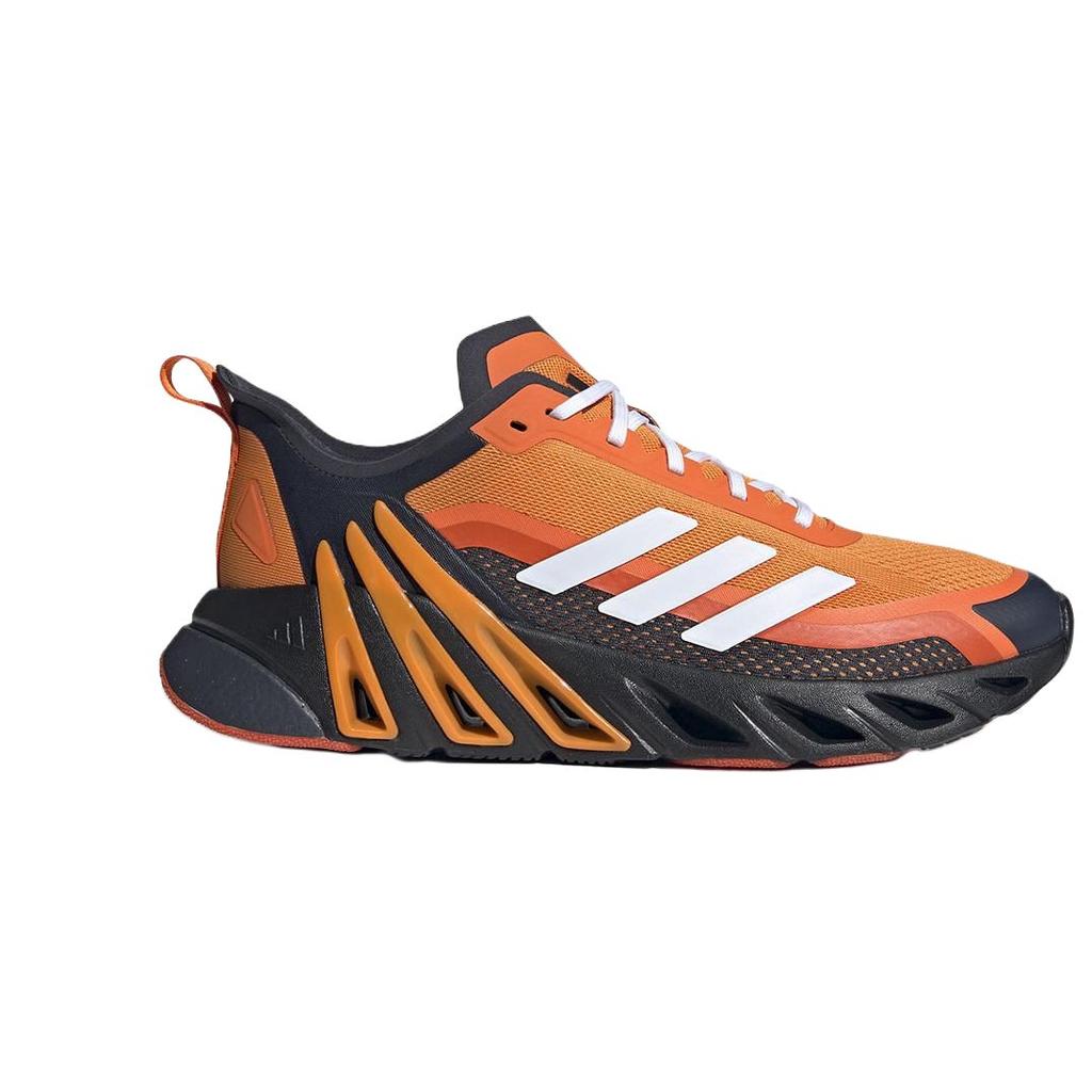 Adidas All Day Boom Komfortable Allsidige Sklisikre Slitesterke Lavsko Løpesko Unisex Sneakers Oransje Svart JS0469