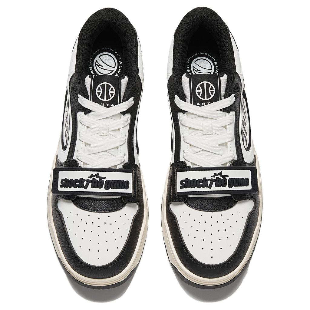 Anta STG Panda Basketball Culture Comfortable Fashion Supportive Non-Slip Wear-Resistant Height Increasing Low-Top Sneakers Men sneakers 912531801S-3