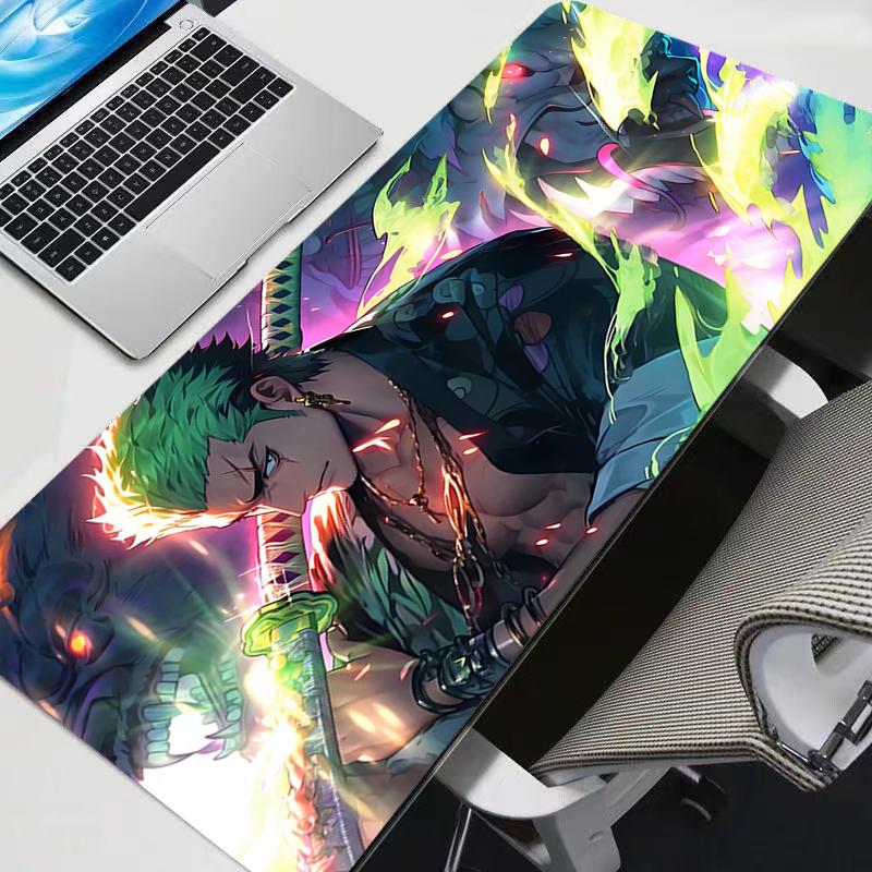 Computer Mouse Pad Gaming One Piece Anime Durable MousePad Large Mouse Pad Gamer Keyboard Pad XXL PC Desk Mat Tapis Souris