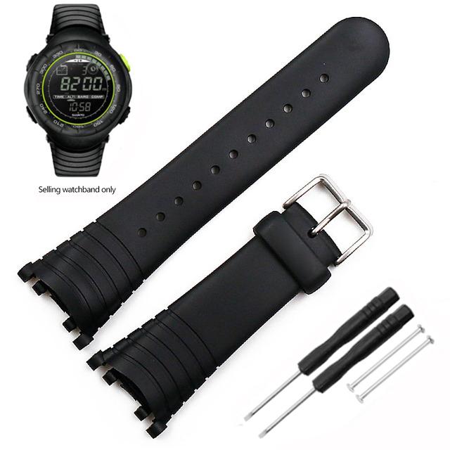 

Для Suunto Vector Свободное удлинение Серия VECTOR Резиновый силиконовый ремешок для часов Мужской Женский Замена Ремешка Настольный Браслет Ремешок для часов