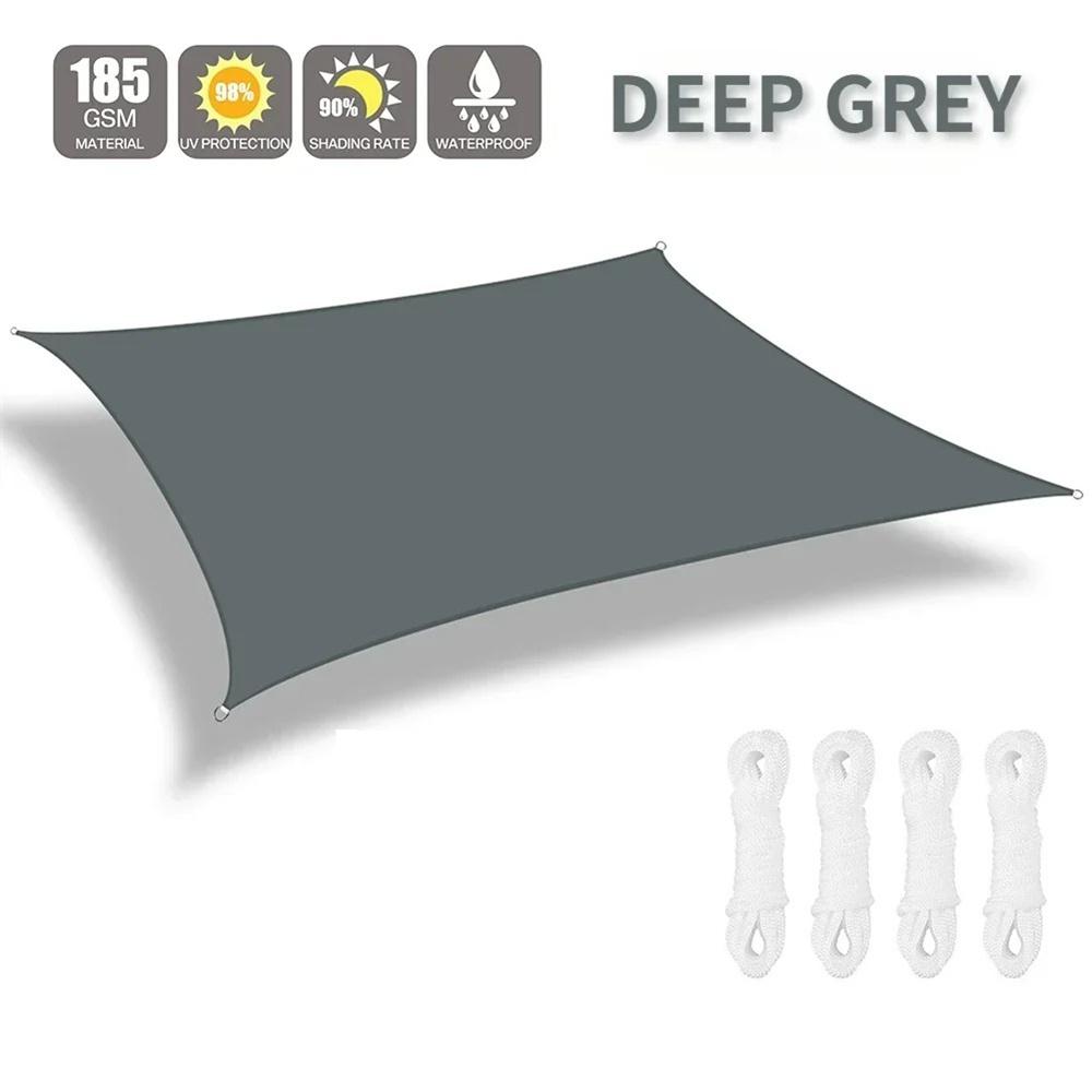 Blok UV Voděodolná Stínící plachta Sluneční přístřešek Stříška Bazén Obdélník Čtverec Markýza Stínění Pro Zahradu Terasu Zahrádku Auto