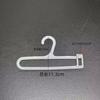 10Pcs/Set Mini Clothese Hangers For Labubu&20Cm Bjd Dolls Clothes Shoes Storage Rack Doll Accessories Support Rack Kids Gift