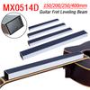 150/200-400mm Guitar Fret Leveling Beam with Sandpapers Fret Leveler Bass Guitar Leveler for Repair Repair Polishing Maintenan
