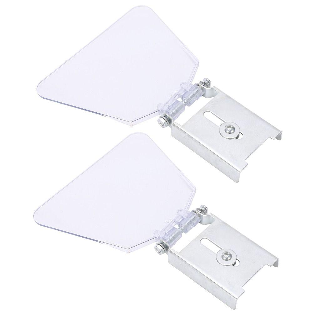 2 PEZZI Per Smerigliatrice Tipo 125/150/200/250 Smerigliatrice da Banco Scudo per Occhi Costruzione Durevole Protezione Viso Kit di Sostituzione Scudo per Occhi
