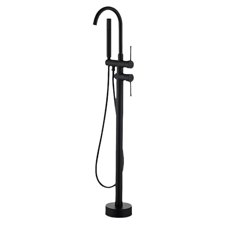 Handon Floor-Standing Bathtub Faucet with Shower