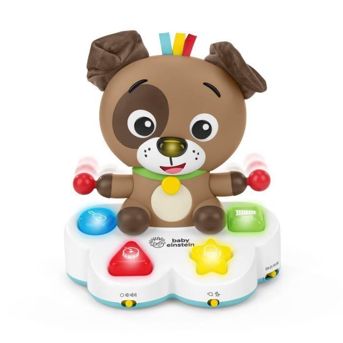 BABY EINSTEIN DEAN le chien- Jouet d'éveil multisensoriel, apprentissage, musique, cadeau bébé, multilingue 6M+