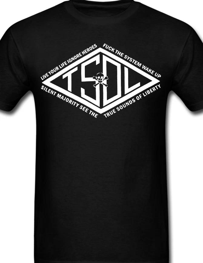TSOL True Sounds of Liberty T shirt Tee Punk Rock Music Medal F the System S