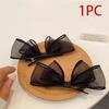 1PC Cute Bowknot Hair Clips Fashion Sweet Headwear Mesh Bow Hairpin Headdress Hair Accessories Bang Clip For Girls