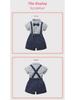 Baby Boy Summer Cotton Gentleman Suit: Korean Style Two-Piece Short-Sleeve