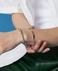 Maz 1142 Half Bangle Chain Bracelet