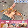 CLLOIO Women Business Square Design Prescription Glasses Blue Light Blocking Myopia Optical Glasses Progressive Reading Eyeware