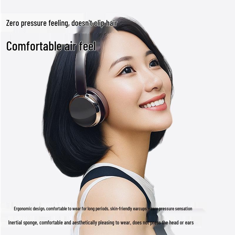 Retro Bluetooth Over-Ear Headphones, Noise Cancelling, Long Battery Life, HiFi Stereo, Wireless 5.4, Sports & Gaming Headset