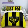 Beitar Jerusalem Pattern Bedding,Quilt Set Quilt Cover Pillowcase Home Birthday Gift(1 * Duvet Cover + 2 * Pillowcase, Without Core)