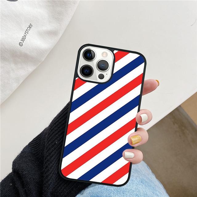 Scissors and Combs Barber Shop Hair Stylist Phone Case Cover For iPhone 17 Air 15 16 Pro Max 14 13 12 11 Pro Max Plus SE