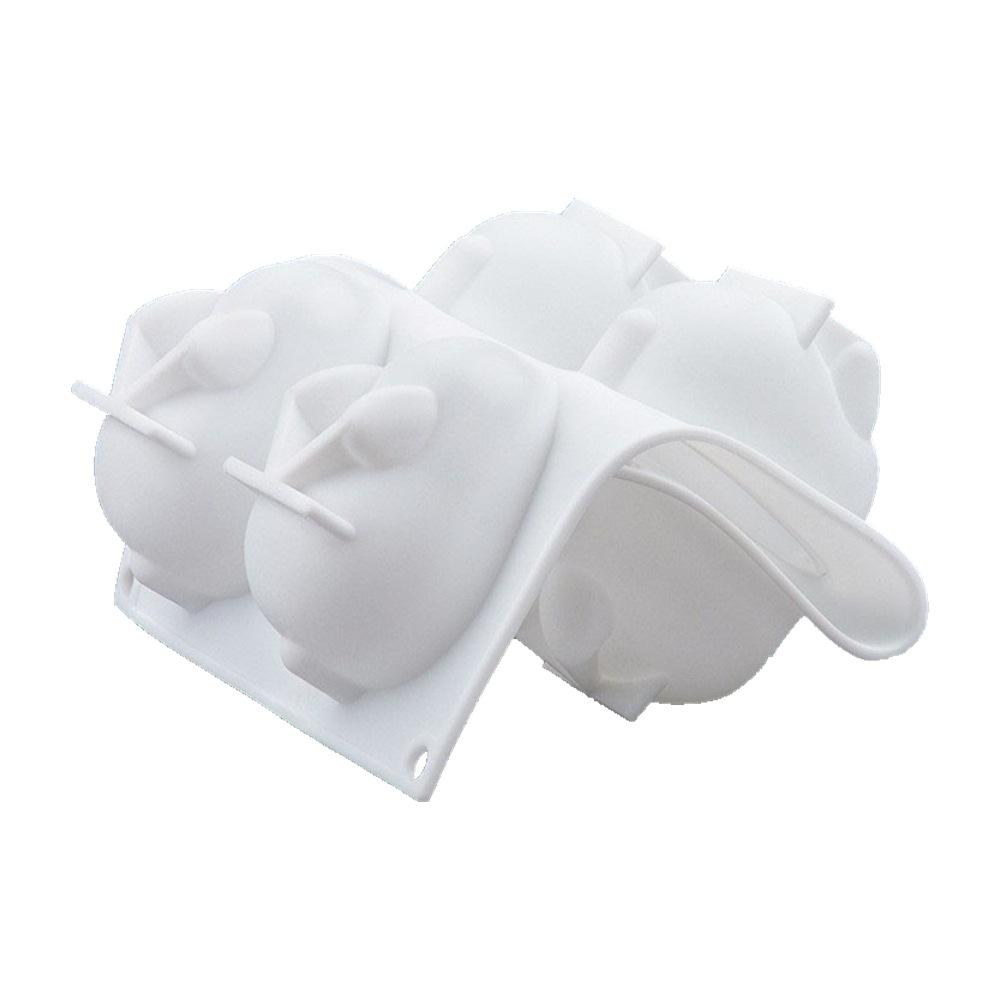 1 Stk. Ostern 6 Internet-Berühmtheit Hase Silikonform Feiertags-Puddingkuchen Backform Eisbacken DIY Kuchenherstellungsform