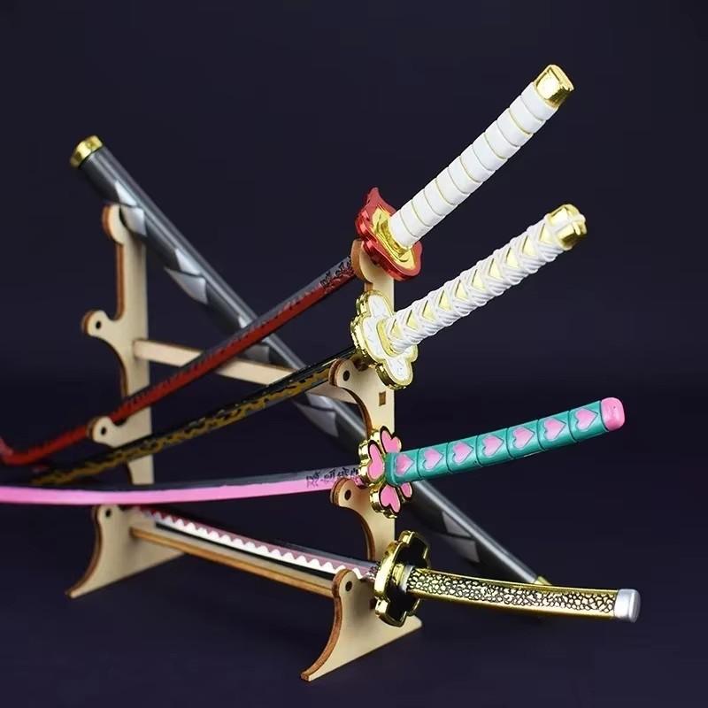 Swords Home Decor 25cm Demon Slayer Katana Swords Japanese Anime Cosplay Prop Weapon Collection Kid Gift