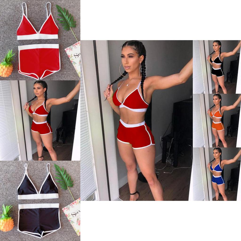 Premium Quality Summer Women's Sport Bikini Set Push-up Padded Swimsuit For Stylish Beachwear