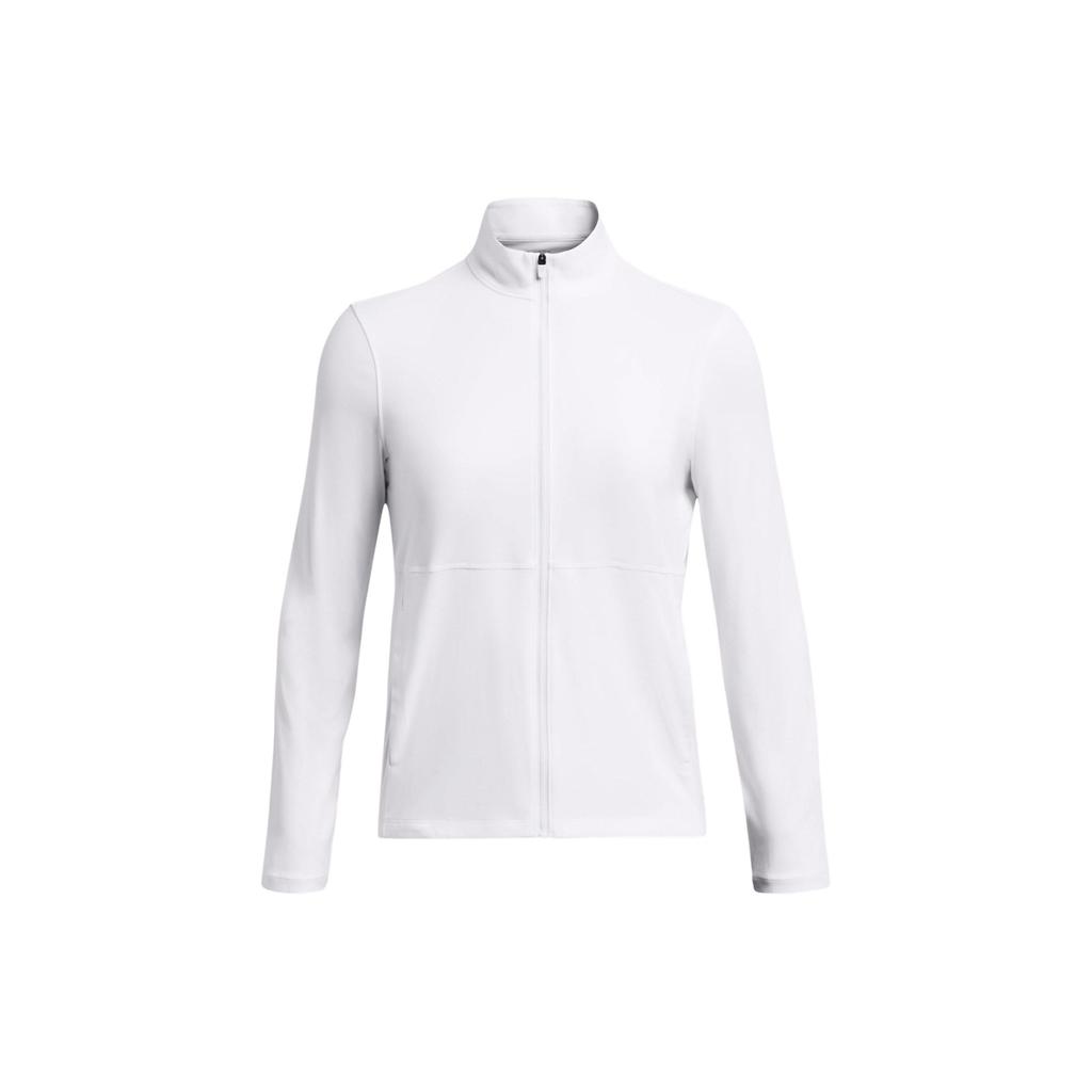 Under Armour UA Fish Pro Solid Quick-Dry Stand Collar Long Sleeve Hoodie Women Hoodies White 1385289-100