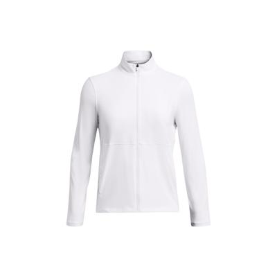 UA Fish Pro Solid Quick-Dry Stand Collar Long Sleeve Hoodie Moteriški džemperiai su gobtuvu Balti 1385289-100
