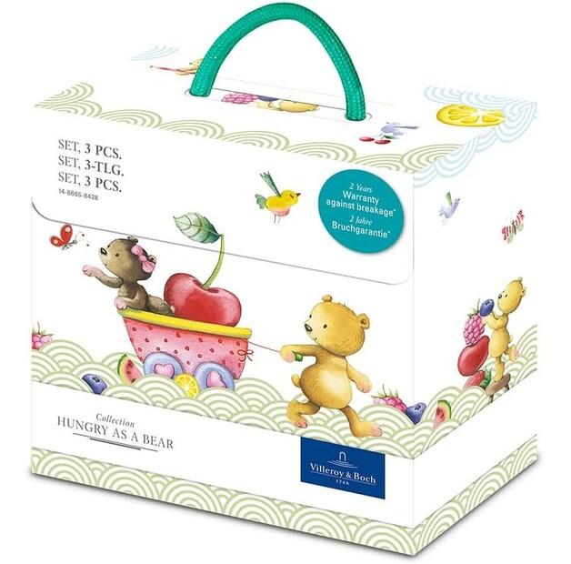 Сервировка Villeroy & Boch детского сервиса "Голодный как медведь", 3 предмета (1486658428)