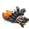 Turn Signal Indicator Motorcycle Turn Signal Waterproof Turn Signal Flasher Lamp Kit for Yamaha
