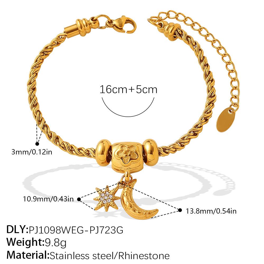 Bead-piercing Snake Bone Bracelet String Bracelet High-quality Positioning Bead Spacer Simple Fixed Bead Spacer Women's Model