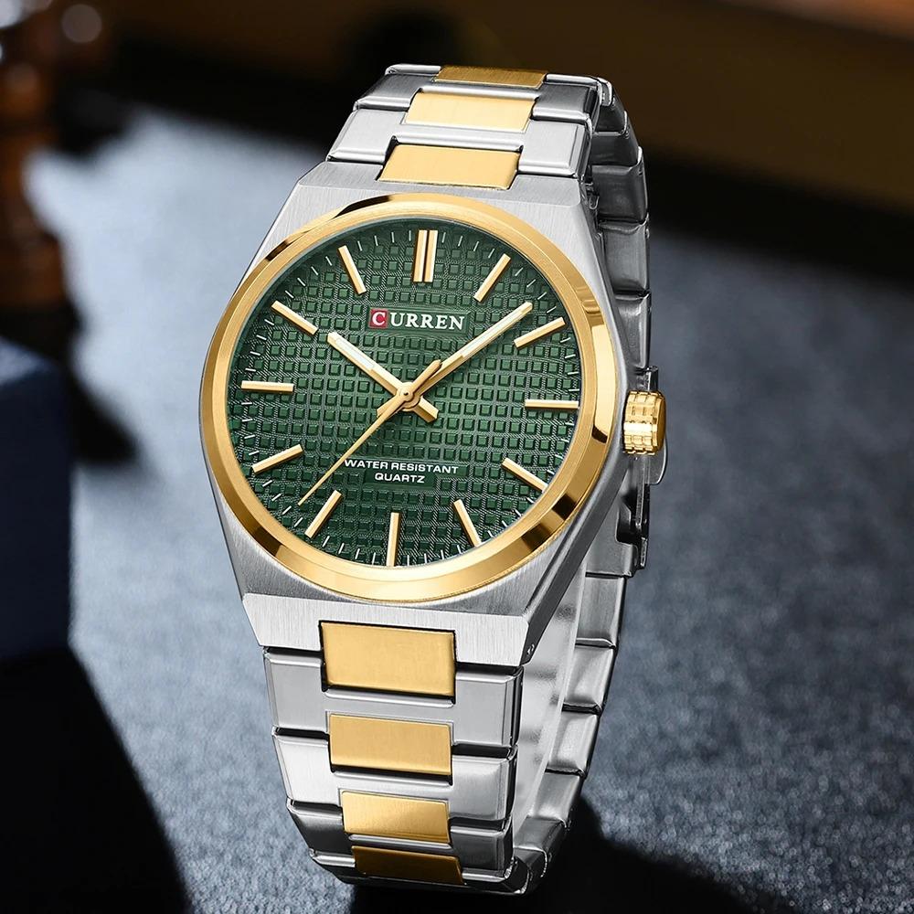 CURREN 8439 Top Brand Men's Watch Luxury Business Waterproof Stainless Steel Military Quartz Men's Watches