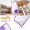 For iPhone 16 Pro Max Case Clear Colorful Frame Drop-Proof TPU + PC Phone Back Cover with Lens Film