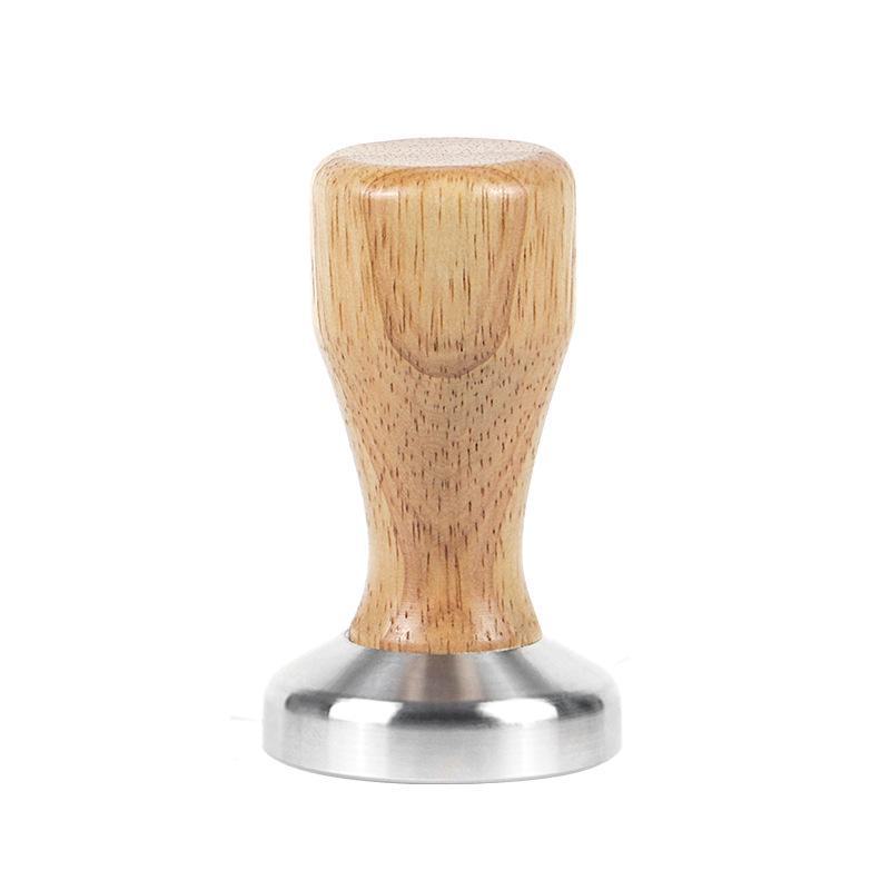 Kávový tamper z palisandru a dubu, nerezová ocel 304 (51/58 mm)