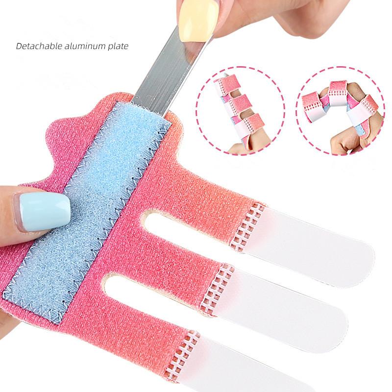 Schnappfinger Schiene Hammerfinger Schiene Fingerbandage für Arthritis Verletzung Verstauchung Passt Zeige- Mittelfinger Schmerzen
