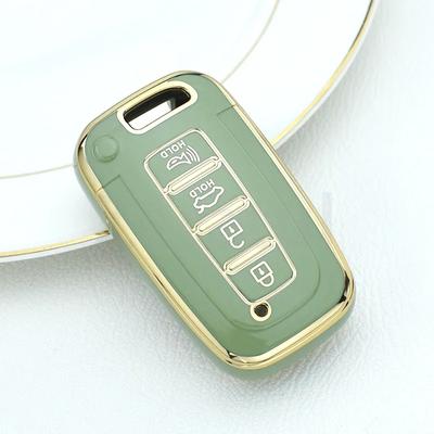 3 4 Buttons Tpu Auto Shell Fob Car Key Case Cover For Hyundai Ix35 Sonata 8 For Kia Forte Rio 3 K2 K3 K5 Sportage Accessories