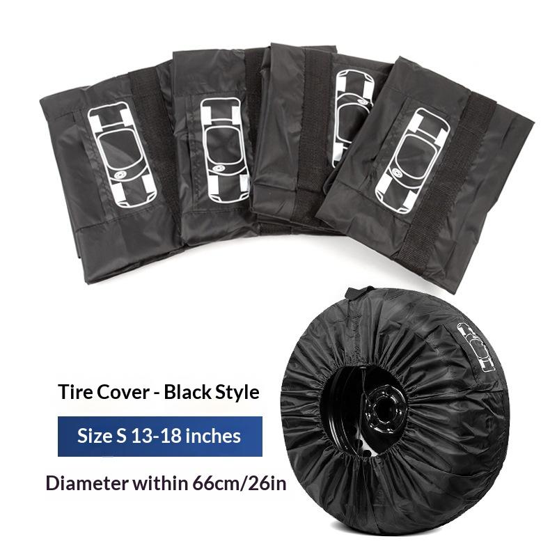 1/4Pcs Car Spare Tire Cover Dustproof Protective Wheel Storage Bag Auto Vehicle Tyre Accessories for Car Styling