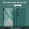 Solid Color Liquid Silicone Case for Xiaomi 10 Ultra - Full Coverage Drop Protection, Soft Shell, Straight Edge Design.