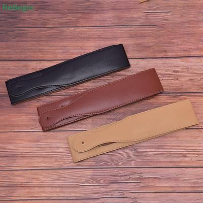 Adjustable Brown Soft Leather Thick Strap Belt for Electric Acoustic Guitar Bass