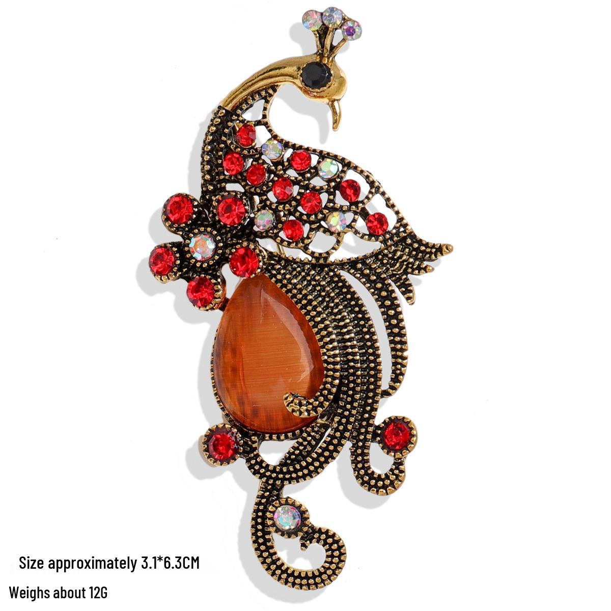 

Брошка Фенікс Павич Сова: Елегантна жіноча шпилька-корсаж