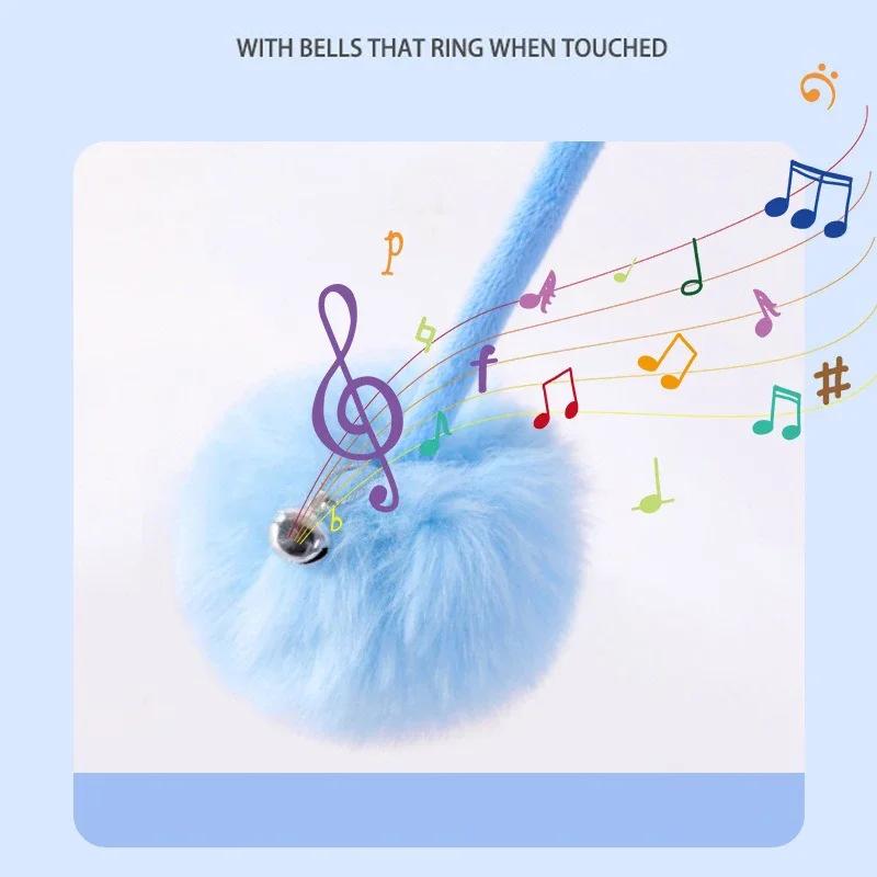 Cat Teaser Cat Toy Plush Ball Pet Spring Rope Scalable Hanging Stretch Kitten Relaxing Interactive Toy Training Pet Supplies
