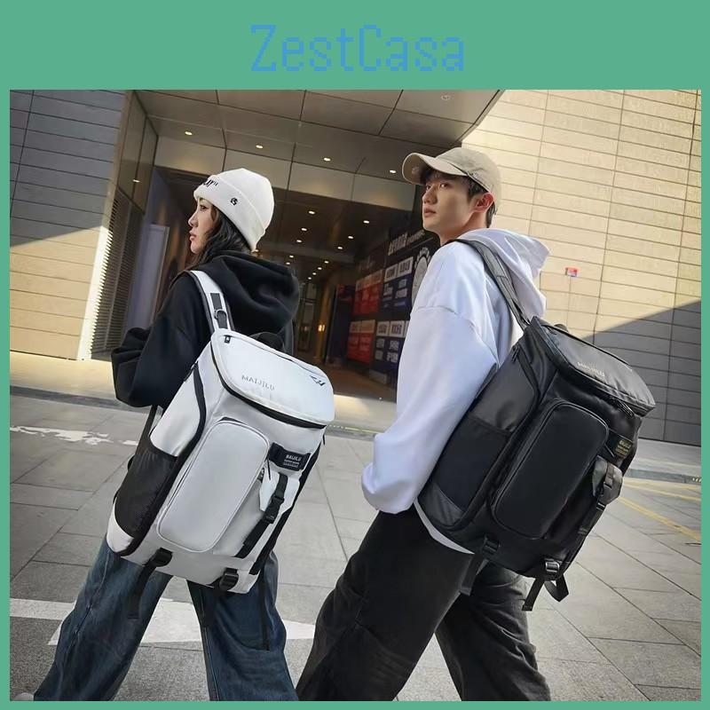 Print Large Letter Capacity Multifunctional Backpack For Outdoor Activitie