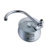 VEMUSE Brass Wall-Mounted Single Cold Swivel Faucet